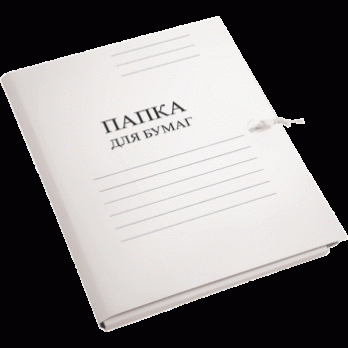 Папка с завязками А4 мелованный картон 320г/м2 deVente 3077413