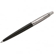 Ручка подарочная шариковая автоматическая синяя Parker "Jotter Black" 1,0мм  R0033010 285779