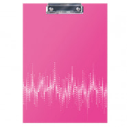Планшет А4 Berlingo "Neon" розовый, с верхним прижимом, ламинированный  APp_04813
