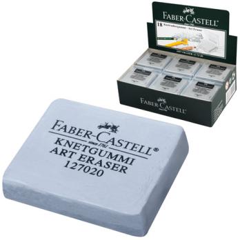 Ластик-клячка Faber-Castell 40х35х10мм, серый, натуральный каучук 127220  223601