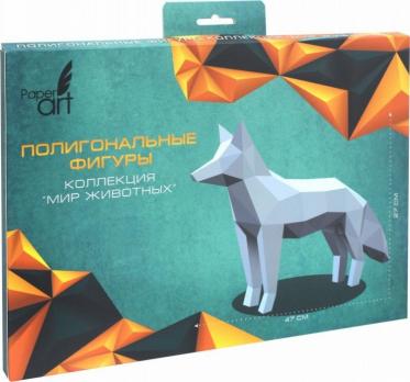 Модель сборная Канц-Эксмо "Фигура полигональная. Лиса" 47х27см, картон-250г/м2  ИПФ02