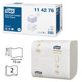 Бумага туалетная Tork Premium "Белая" 2-х слойная, ZZ-сложение (Т3), 252 лист/пач   114276