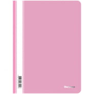 Папка-скоросшиватель А4 Berlingo розовая, пластик-0,18мм, с прозр. верхом  ASp_04112 184159