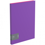 Папка с пружинным скоросшивателем А4 Berlingo "Fuze" фиолетовая, 17мм, пластик-0,6мм  AHp_00307