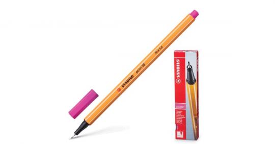Ручка капиллярная розовая Stabilo 