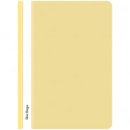 Папка-скоросшиватель А4 Berlingo желтая, пластик-0,18мм, с прозрачным верхом  ASp_04105 106927