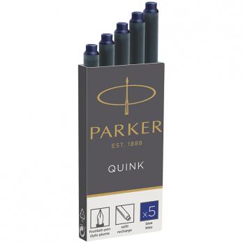 Картридж для перьевой ручки синий Parker "Cartridge Quink" 1шт 1950384 142388