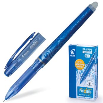 Ручка "пиши-стирай" гелевая синяя Pilot "Frixion Point" 0,5(0,25)мм, игольч.  BL-FRP-5  14159