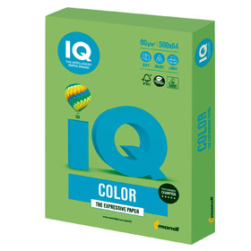Бумага для оргтехники цветная А3 500л IQ Сolor intensive зеленая липа, 80гр/м2  LG46 110766