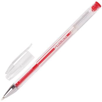 Ручка гелевая красная Brauberg "Jet" 0,5(0,35)мм  141020