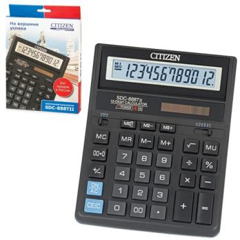 Калькулятор 12 разрядный Citizen 