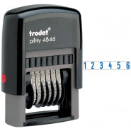 Нумератор мини автомат Trodat, 4,0мм, 6 разрядов, пластик  4846 071448