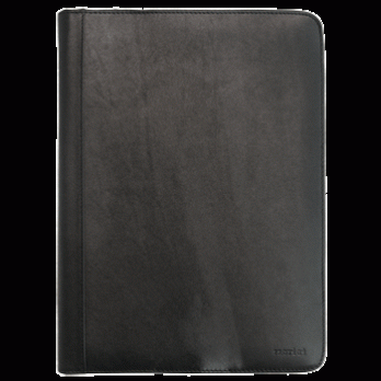 Папка-портфель А4  2отд Protege "Artois" черный, с замком, натуральная кожа  860306                 