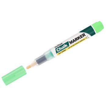 Маркер меловой зеленый MunHwa "Chalk Marker" 3мм, спиртовая основа   СМ-04