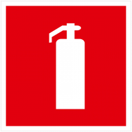 Знак пожарной безопасности OfficeSpace "Огнетушитель" 200х200мм, самоклейка  SS_28978  292631
