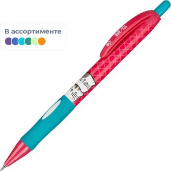 Ручка шариковая автоматическая синяя M&G 