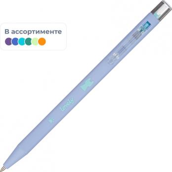 Ручка шариковая автоматическая синяя M&G 