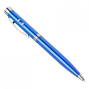 Ручка подарочная шариковая синяя ClipStudio 3в1 (ручка, стилус, фонарик), пластик, ассорти  513-301