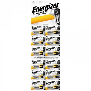 Батарейка Energizer Power AA LR06-12BL, алколиновая, пальчиковая, 1 шт  E302283300