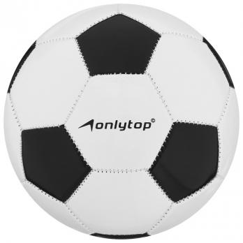 Мяч футбольный размер 3, 200 г, 32 панели, 3 подслоя, PVC, машинная сшивка  1026013 