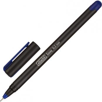 Ручка шариковая синяя Attache "Essay" 0,7(0,5)мм, игольч., черный корпус  1079502 