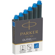Картридж для перьевой ручки синий Parker 