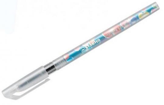 Ручка шариковая черная Stabilo "Tropikana" 0,3мм, яркий корпус  838/46