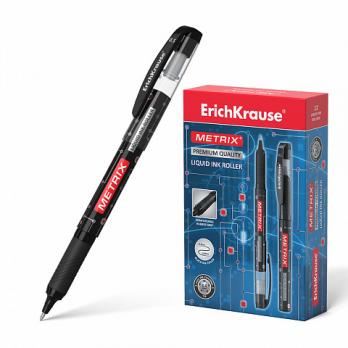 Ручка-роллер черная ErichKrause 