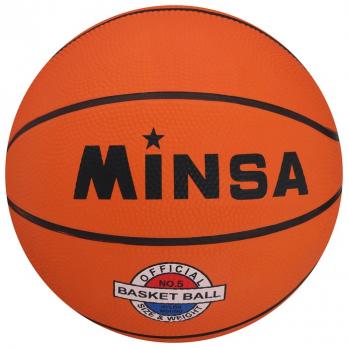 Мяч баскетбольный Minsa "Sport" размер-5, 420гр, ПВХ, бутиловая камера, клееный  1026011