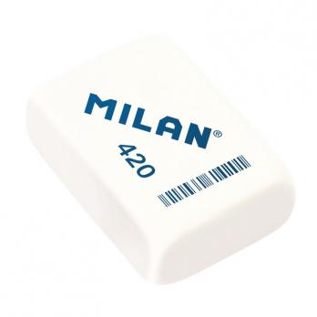 Ластик Milan "Architect 420" 41х28х13мм, прямоугольный, белый  CMM420 973200