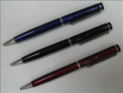 Ручка подарочная шариковая поворотная синяя, метал.корпус, ассорти  К85
