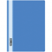 Папка-скоросшиватель А4 OfficeSpace голубая, пластик-0,16мм, с прозр. верхом  Fms16-1_714 162560