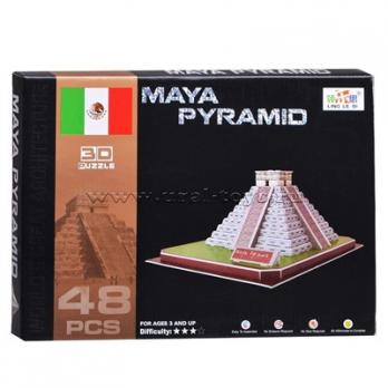 Пазлы  48эл Maya Pyramid 3D  В129 512651