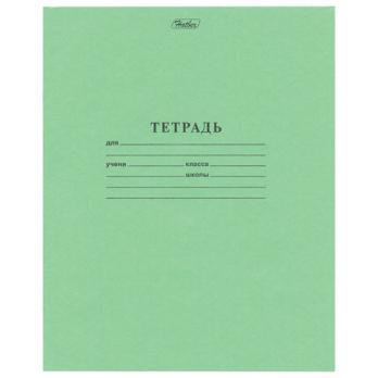 Тетрадь А5 12л узкая линия Hatber "Зеленая" с полями  12Т5B7_05112(T058084) 103529