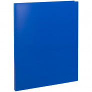Папка с пружинным скоросшивателем А4 OfficeSpace синяя, пластик-0,45мм  FS2_314 158507