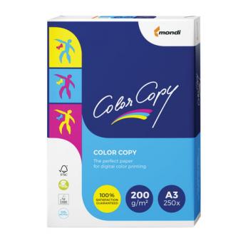 Бумага для оргтехники белая А3 250л Color Copy плотность-200гр/м2, белизна-161%  110354