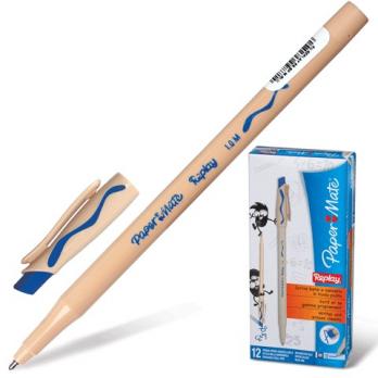 Ручка "пиши-стирай" шариковая синяя Paper Mate "Replay Medium" 1,0(0,5)мм  S0190824 085898