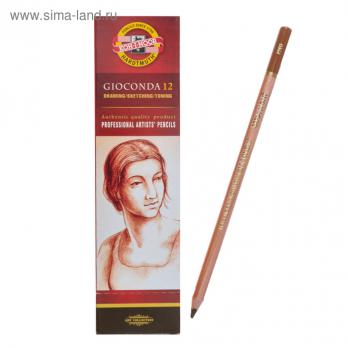 Сепия в карандаше 4.2мм Koh-I-Noor "Gioconda" коричневая, светлая, лаковый корп., 175мм 8803 1295196