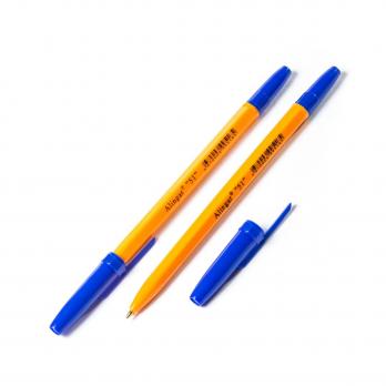 Ручка шариковая синяя Alingar 