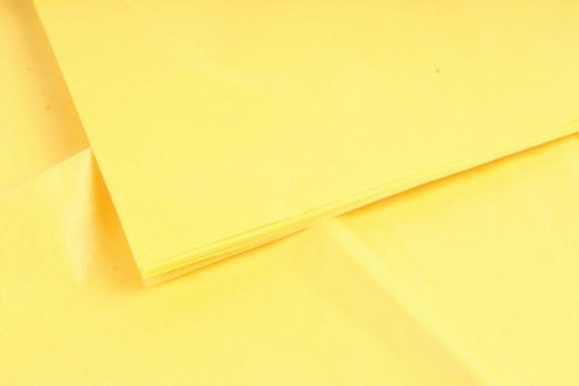 Бумага упаковочная 64х90см "Желтый неон"