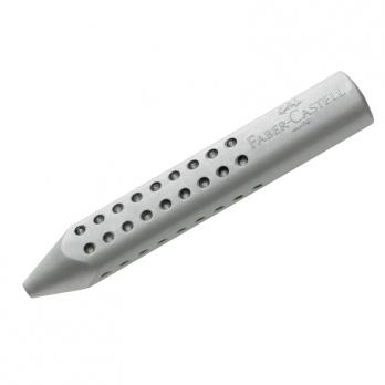 Ластик Faber-Castell "Grip 2001" 90х15х15мм, 3-х гранный, серый  187100