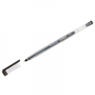 Ручка гелевая черная Berlingo "Apex" 0,5(0,3)мм, игольч., 3-х гран.корпус  CGp_05151  265902