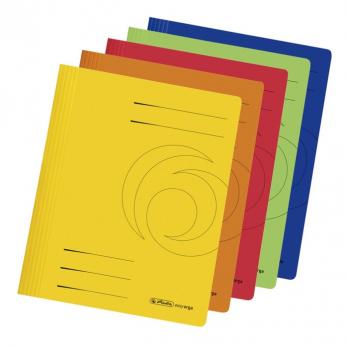 Папка-скоросшиватель А4 мелованный картон 240г/м2 "Ассорти" Herlitz "Blue Angel"  11037181-190
