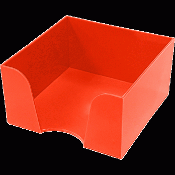 Подставка для бумажного блока Attomex 9х9х5см оранжевая  4105905